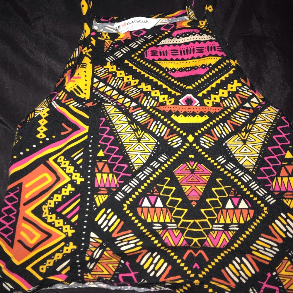 H&M Coachella medium halter crop top